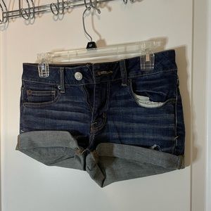 Denim shorts